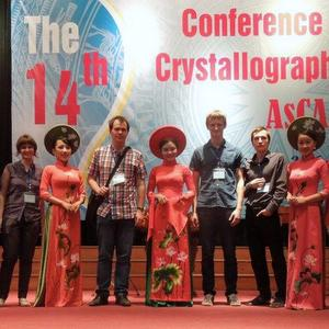 Сотрудники кафедры неорганической химии приняли участие в конференции азиатского кристаллографического общества