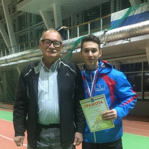 Владислав Шамарин финишировал первым на дистанции 60 метров
