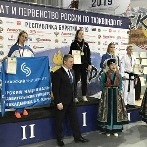 Студентка завоевала серебро на чемпионате России по тхэквондо
