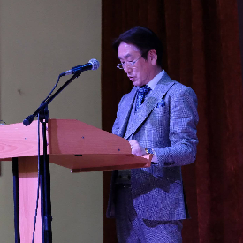 Норицугу Уэмура выступил в университете с открытой лекцией 