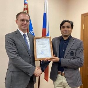 Гражданин Индии Сунил Кумар получил степень PhD Самарского университета