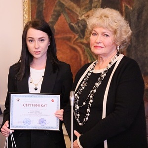 Студентка юридического института получила стипендию имени Анатолия Собчака