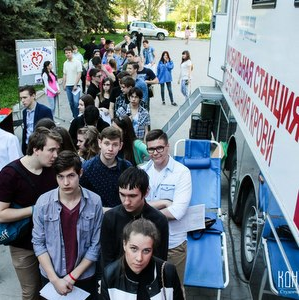 Студенты Самарского университета принимают участие в акции «День молодого донора»