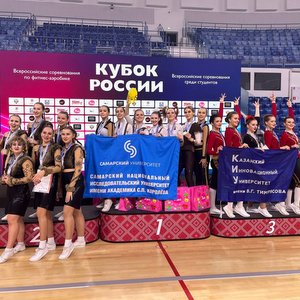 Сборная команда по фитнес-аэробике одержала победу на Кубке России