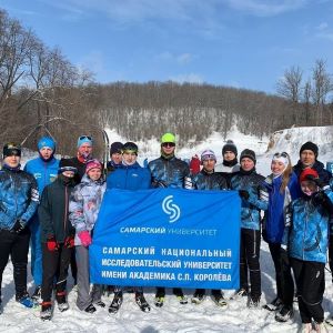 Спортсмены Самарского университета - серебряные призеры областных соревнований по лыжным гонкам