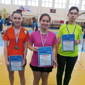 Сборная команда по теннису - призеры областной студенческой Универсиады