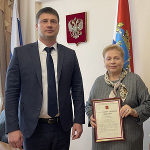 Татьяна Журчева отмечена благодарственным письмом полпреда Президента