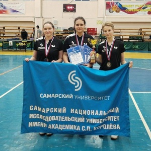 Женская сборная по настольному теннису - серебряный призер универсиады
